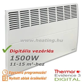 1500 W-os Evidence 3 DIGITAL energiatakarékos hasznos funkciókkal. 1500 W-os Evidence 3 DIGITAL energiatakarékos hasznos funkciókkal.