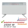 Kép 1/3 - Nagy teljesítményű, 2500 W-os Bonjour 2 mobil villanyradiátor.