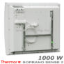Kép 2/6 - A Thermor Soprano Sense 2 1000 W-os elektromos fűtőpanel tartókerettel és villásdugóval.