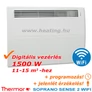 Kép 1/4 - Soprano Sense 2 WiFI 1500 W-os okostelefonnal irányítható elektromos fűtőpanel.