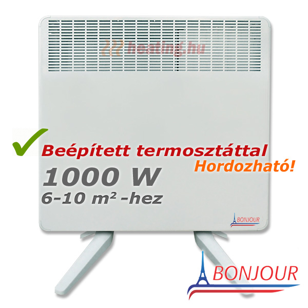 Bonjour 2 mobil elektromos konvektor 1000 W