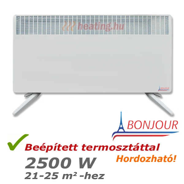 Bonjour 2 hordozható villanyradiátor 2500 W