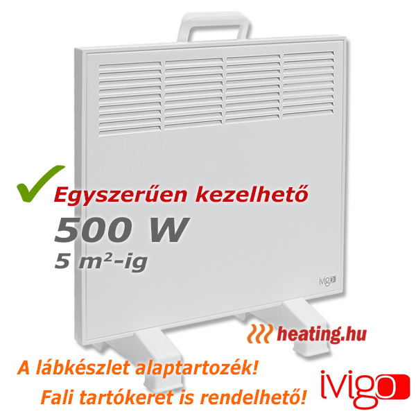 Ivigo Manual mobil elektromos radiátor - 500 W